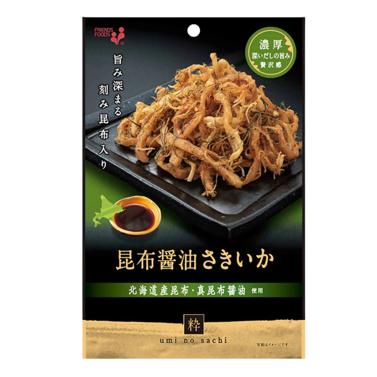 INOUE FOODS Dried Shredded Squid Kelp Soy Sauce 33G