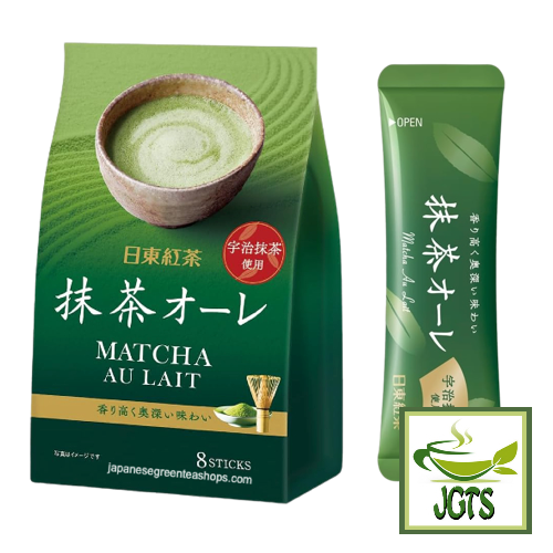 NITTOH TEA Matcha Au Lait 8P Instant 96G