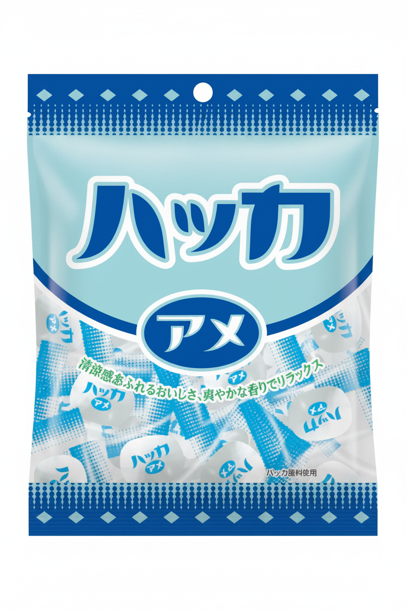 KASUGAI Hakka Ame Peppermint Flavor Candy 84g