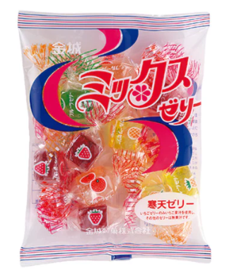KINJO Seika Mixed Fruit Agar Jelly Candies 195g