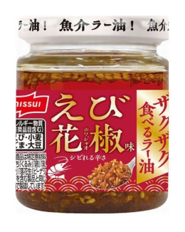 日本水産 ニッスイ エビと花椒入りラー油 80g