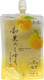 FUJISYO Waka No Sizuju Japanese Flavored Jelly Yuzu