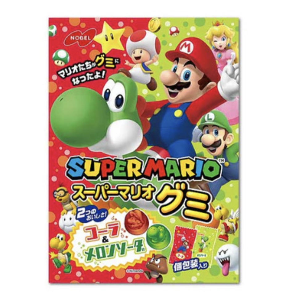 NOBEL Super Mario Gummy Cola* Melon Soda 81.7g