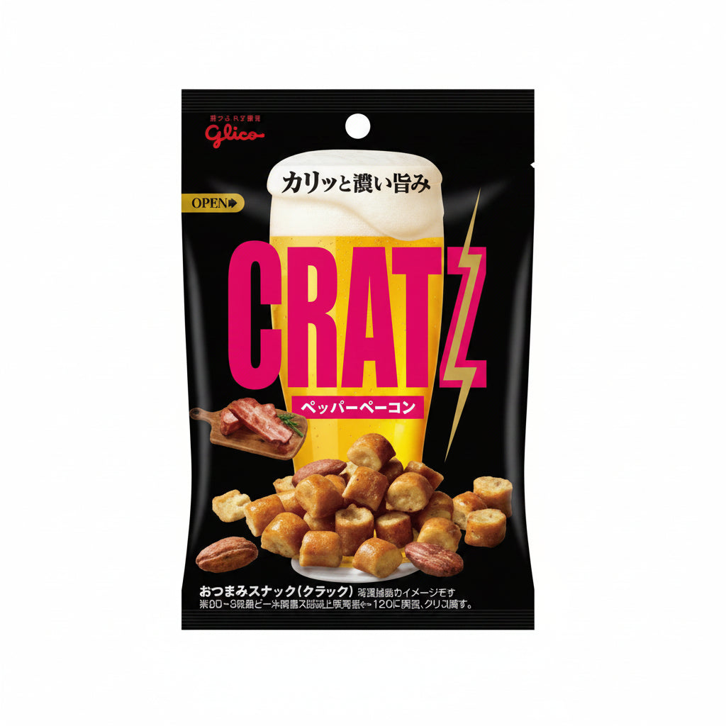 GLICO CRATZ Assorted Snacks Black Pepper Chicken Flavor 42g