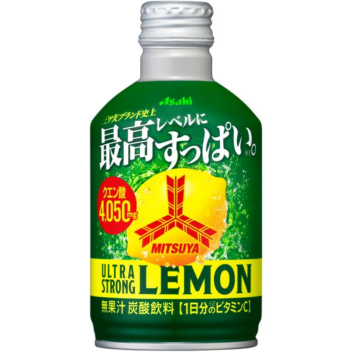 ASAHI SOFT DRINKS Mitsuya Ultra Strong Lemon Soda 300ml