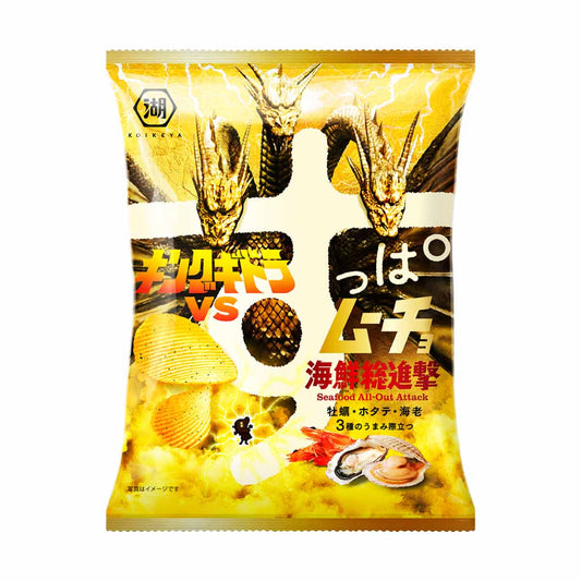 KOIKEYA King Ghidorah Suppa Mucho Potato Chips Seafood 52g