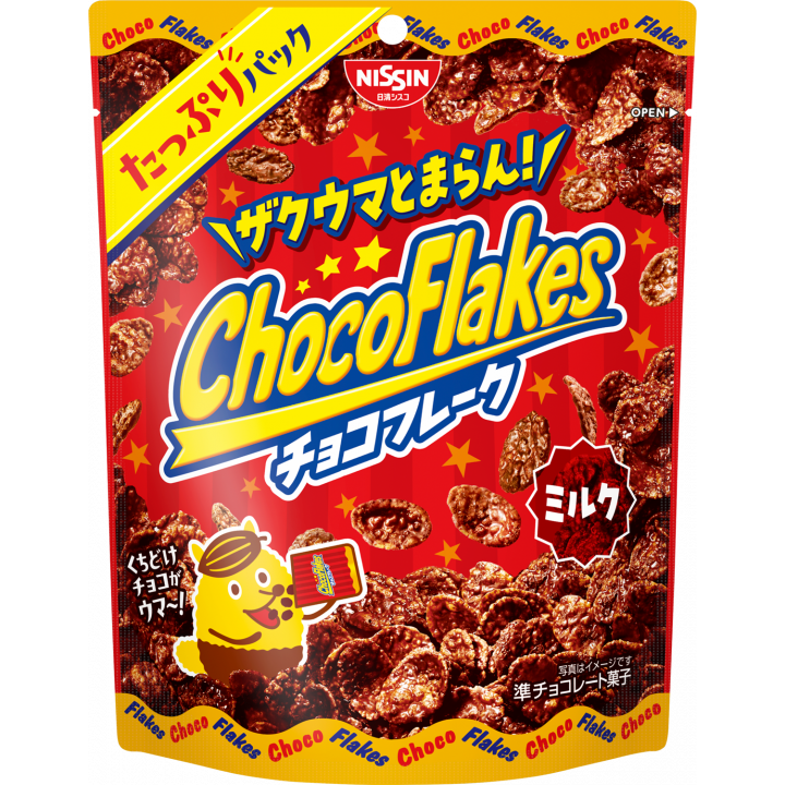 NISSIN CISCO Choco Flakes Milk Large Pack - 75g