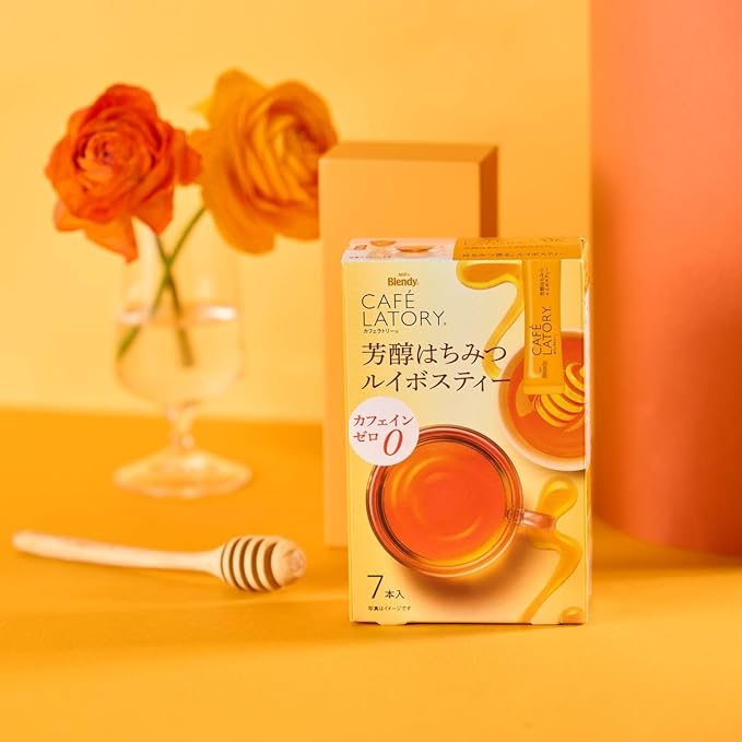 AGF Blendy Cafe Latory Sticks Mellow Honey Rooibos Tea 7 packs