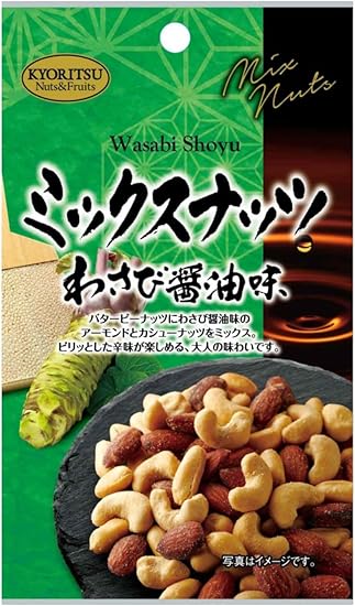 KYOURITSU Mixed Nut WasabiSoy Sauce flavor