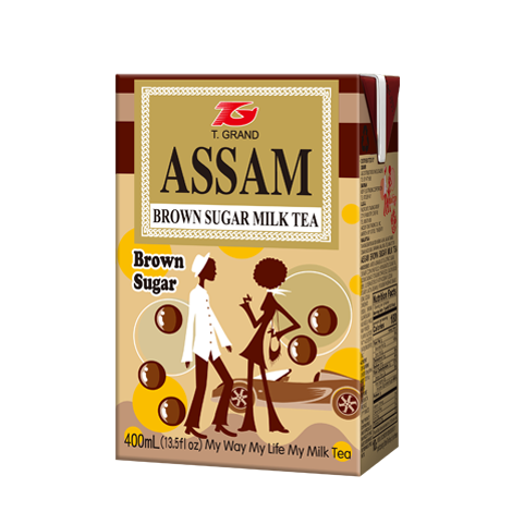 ASSAM Brown Sugar Bubble Tea Drink 4set/6bag/400ml