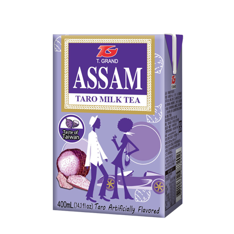 ASSAM Taro Flavor Tea Drink 4set/6bag/400ml