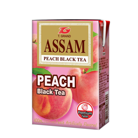 ASSAM Peach Black Tea 4set/6bag/400ml