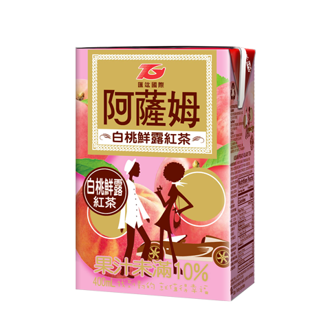ASSAM Peach Black Tea 4set/6bag/400ml