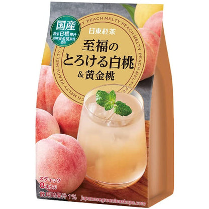 MITSUI NORIN Nittoh-tea White Peach & Yellow Peach 8P Instant 88g