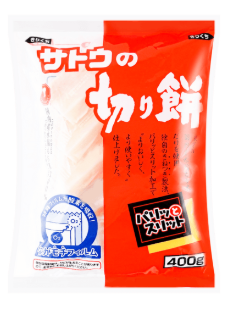 SATO SYOUKUHIN Japanese Cut Rice Cake Crisp Slit Sato 400g