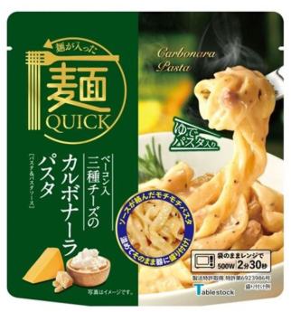 TABLESTOCK Three Kinds Of Cheese With Bacon Carbonara Pasta 200g