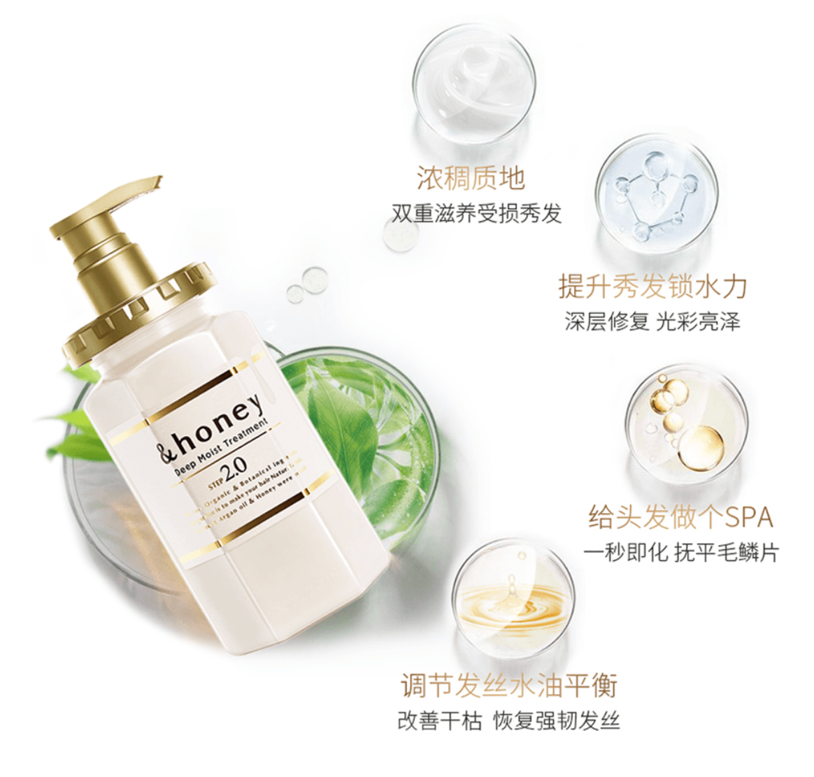 &HONEY Deep Moist Treatment 2.0 430g