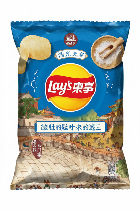 LAYS Taiwan Premium Sun-Dried Sweet Lake Salt Potato Chips 2.10 oz