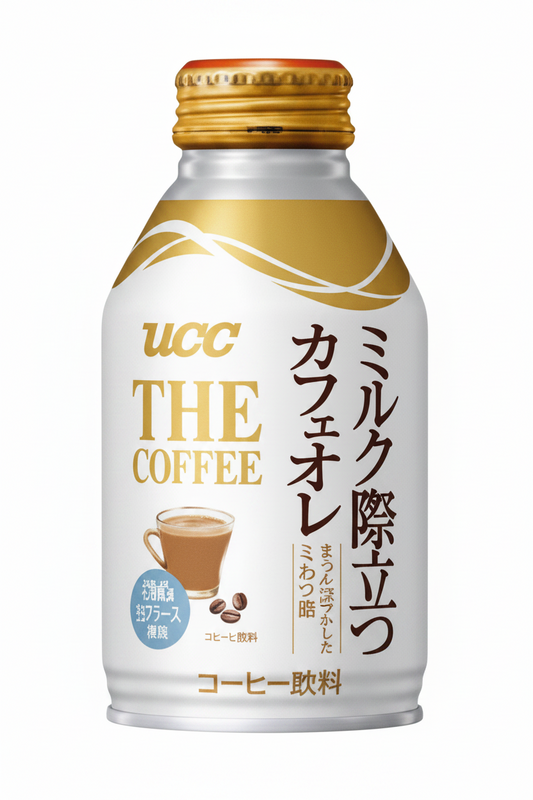UCC Caffe Latte ,Rich & Creamy Coffee with Milk, 8.79 fl oz