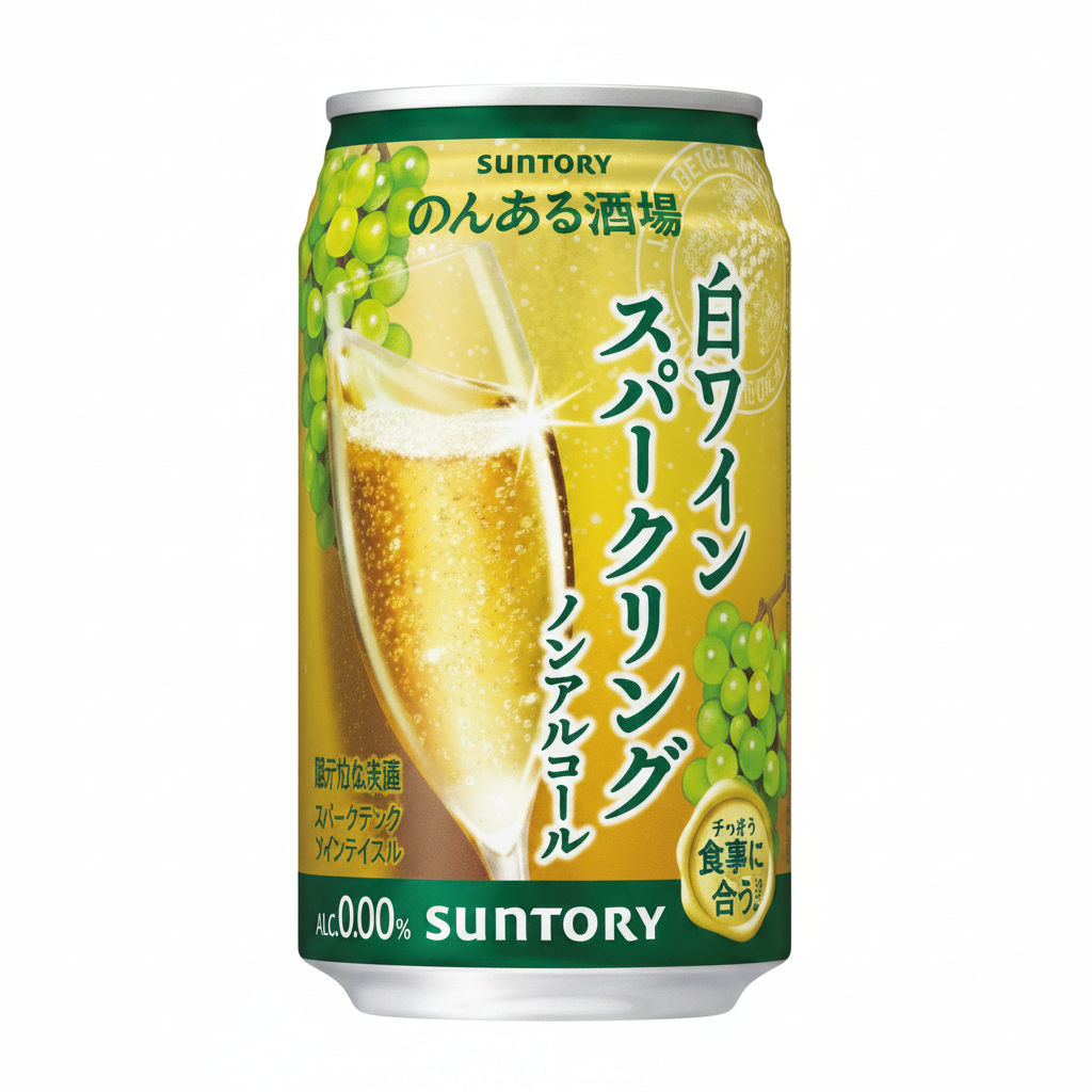 サントリー ノンアルコールスパークリング白ワイン 350ml