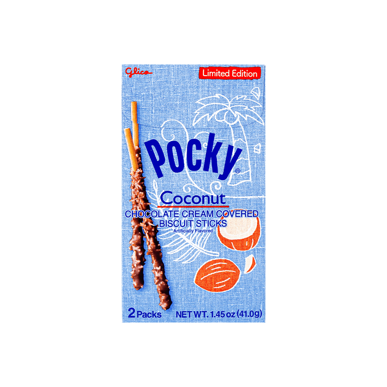 GLICO Coconut Chocolate Pocky Cookie Sticks 2 pcs