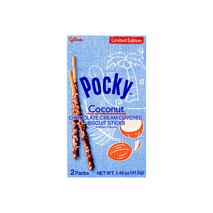 GLICO Coconut Chocolate Pocky Cookie Sticks 2 pcs