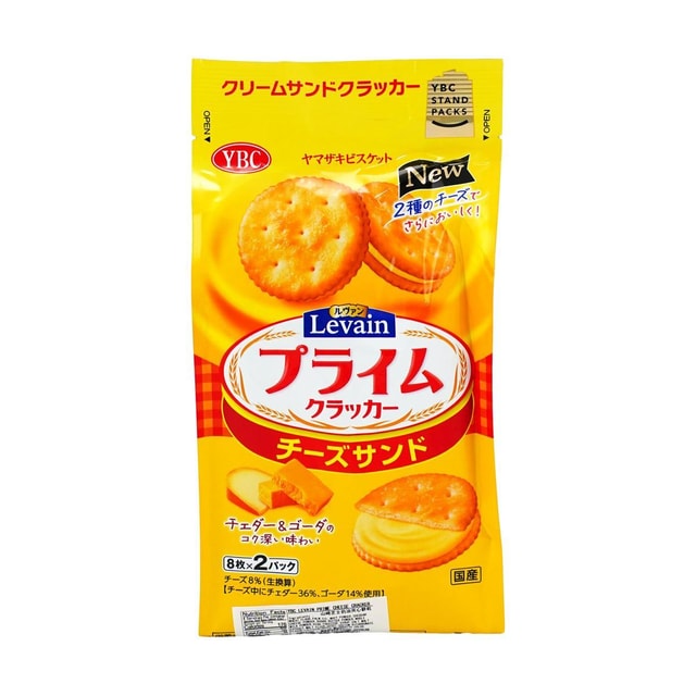 YAMAZAKI BISCUITS Levain Prime Cheese Cream Sandwich Cracker 16P