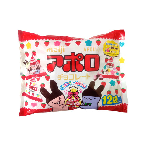 MEIJI Apollo Chocolate Bag, 12 Pieces, 100.8g