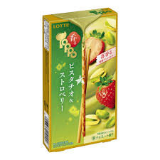 LOTTE Toppo Chocolate and Pretzel Stick Pistachio & Strawberry 2P - 72g