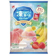 ACE BAKERY – Fruit Milk Sorbet Assort Freeze and Eat 15 Pieces 315g