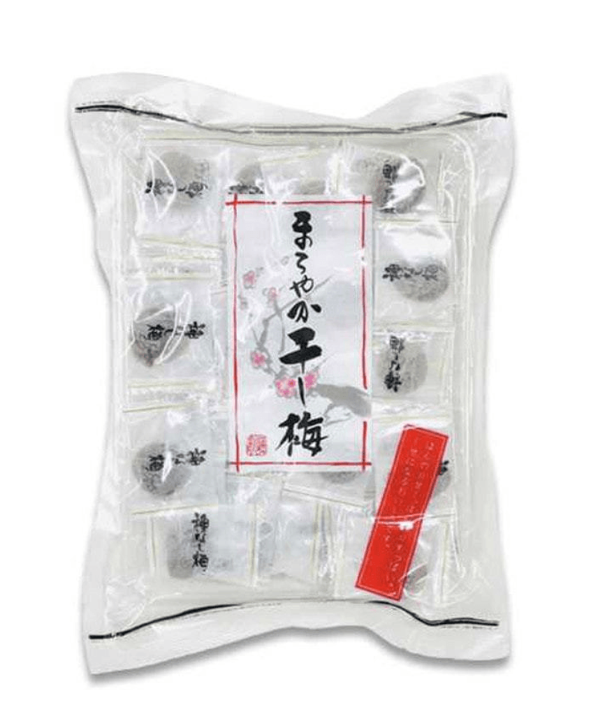 A front-facing portrait image of the closed Happy Company Preserved Seedless Dried Plums 160g bag on a white background, clearly displaying the product’s packaging.