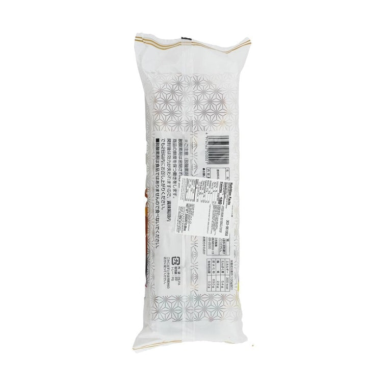 Back view of the HIYOSHIDO Dorayaki Marron 10.58 oz package, displayed vertically on a white background with product information clearly visible.