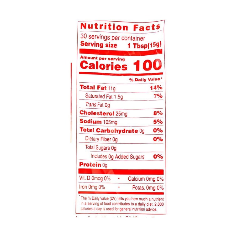Close-up, straight-on image of the KEWPIE Japanese Mayonnaise 450g nutrition label, with all printed information clearly visible against a white background.