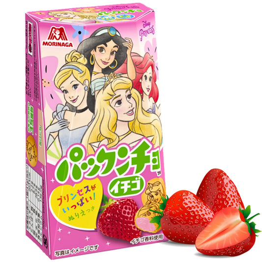 MORINAGA Pakkuncho Strawberry Cream Biscuit 41g
