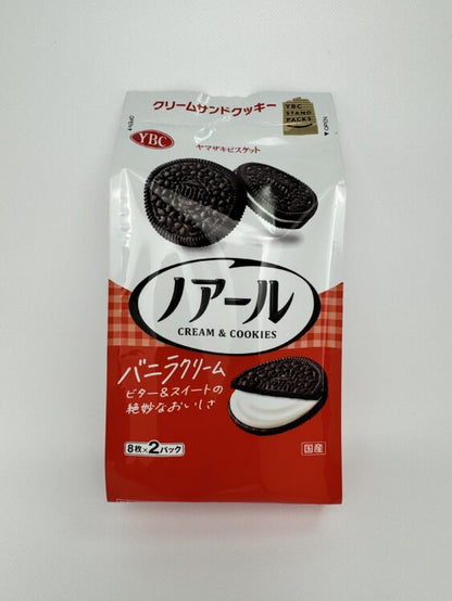 YBC Noir Cream Sandwich Biscuit Strawberry 16P 152G