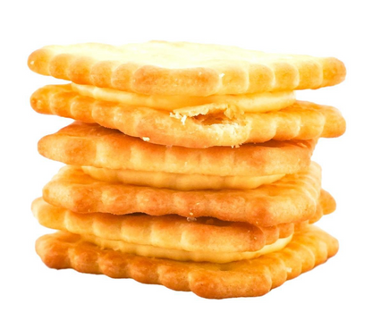 Exterior packaging image of the YBC Lemon Pack Crackers, showing the front design and lemon cream branding on a white background.